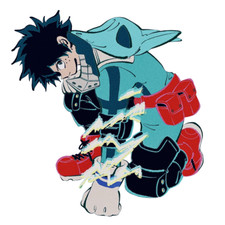 Izuku Midoriya My Hero Academia Weatherproof Anime Sticker 6" Decal S6