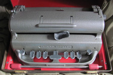 Vintage Perkins Brailer W/ Case Brail Typewriter & Two Slates thumbnail