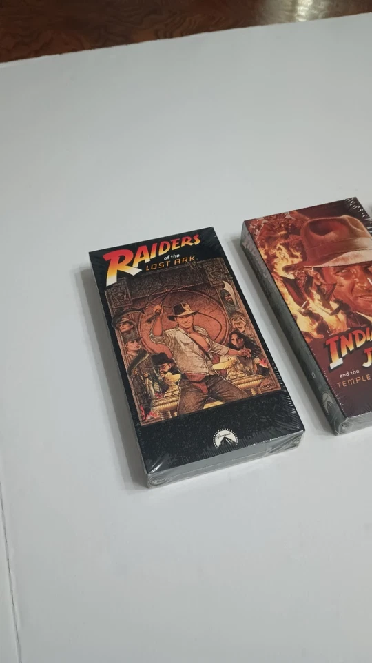 Indiana Jones Trilogy VHS Set Factory Sealed ** SEALS IN EXCELLENT SHAPE ** 🔥 - Image 2 of 4
