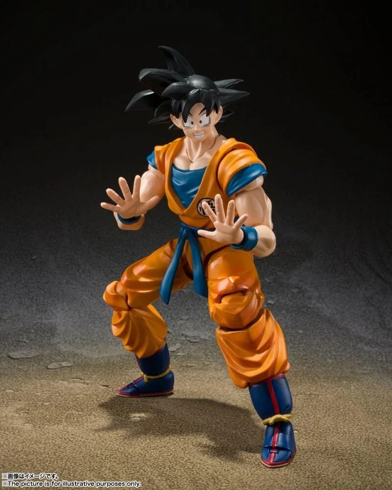 Original BANDAI Dragon Ball Z S.H.Figuarts Son Goku PVC Action