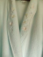Miss Elaine Plush Bath Robe Size Large Super Soft Luxury Lounge EUC