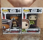 Funko POP Star Wars Princess Leia 607 & 606 Return of the Jedi 40th Anniversary