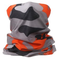 Summer Cooling Neck Gaiter Sun Protection Face Mask, Camo Red-gray