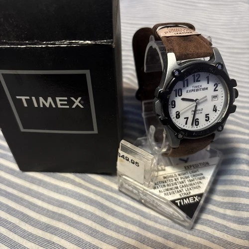 NEW Men’s 1999 Timex Expedition Indiglo Watch Date Display WR50M Vintage