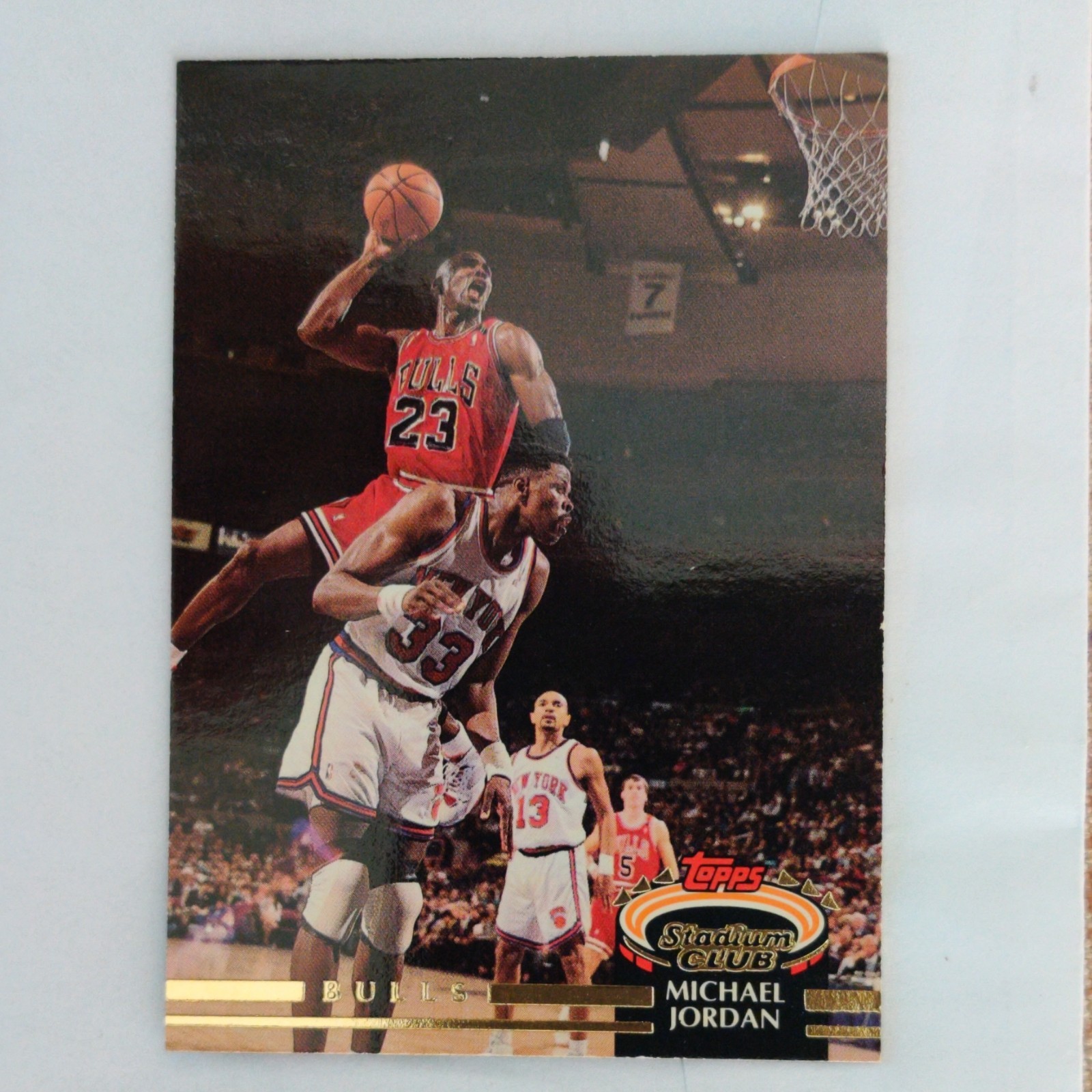 Topps 1992-93 Stadium Club Michael Jordan Rookie Card #1 Chicago Bulls NBA