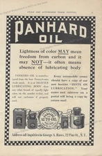 Early 1910 Ad George A. Haws * PANHARD Auto Oil New York Car Lubrication Cans