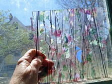 STAINED/ART GLASS SHEETS FIVE 8X8 INCH PERFECT TOP OF THE LINE BULLSEYE
