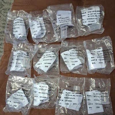 Tri-Star Electronics 316-12CX-550 Coax Contact Kit NOS Mint Condition Lot of 12
