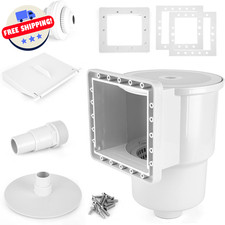 Kit de skimmer de piscina sobre el suelo, skimmer estándar a través de la pared, skimmer de pared de piscina, Co