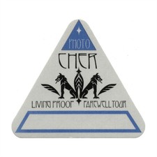 Cher 2002 Living Proof Concert Tour Photo Backstage Pass