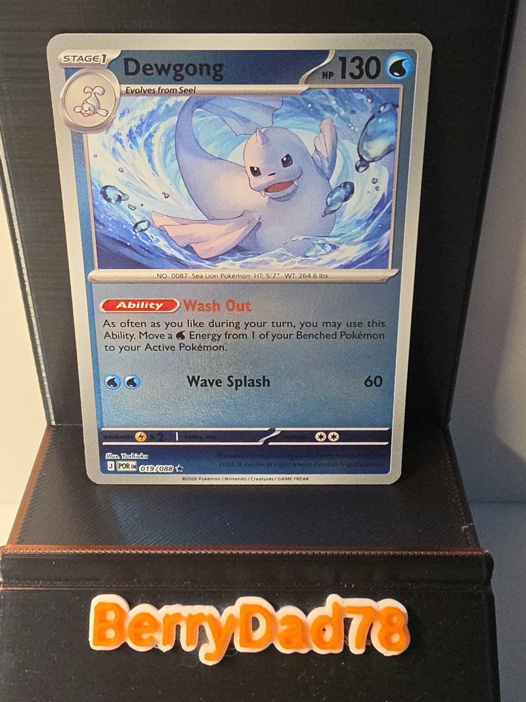 Dewgong 019/088 Perfect Order Reverse Holo Pokémon TCG NM
