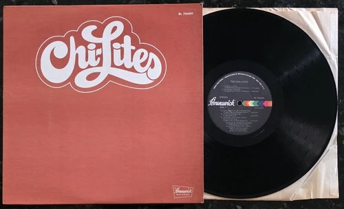 Chi-Lites S/T 1973 BRUNSWICK 754197 Vinyl LP Vintage Record 1970s vintage concert t-shirt, vintage, single stitch, B+ condition