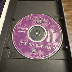 Ultimate Mortal Kombat 3 (SEGA Saturn, 1996) Complete W Reg - Tested - Authentic