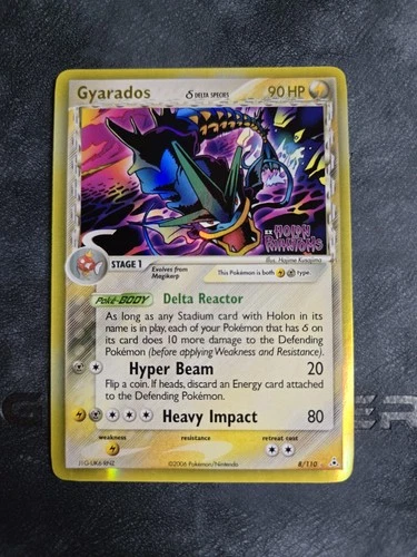 New ListingPokémon Gyarados 8/110 EX Holon Phantoms Delta Species Reverse Holo Rare