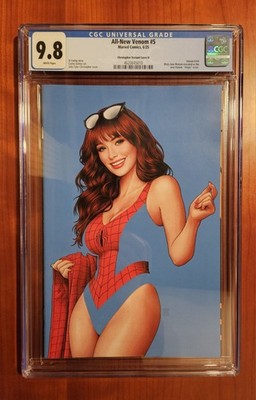All New Venom #5 CGC 9.8 Mary Jane Spider-Man Negative Space Cover D