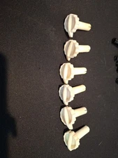 319152 Low Speed Adjustment Knob Johnson Evinrude 9.9 15 hp. OEM in white