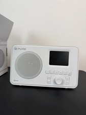 Pure Elan One DAB+ FM Digital Radio Bluetooth Portable White Boxed