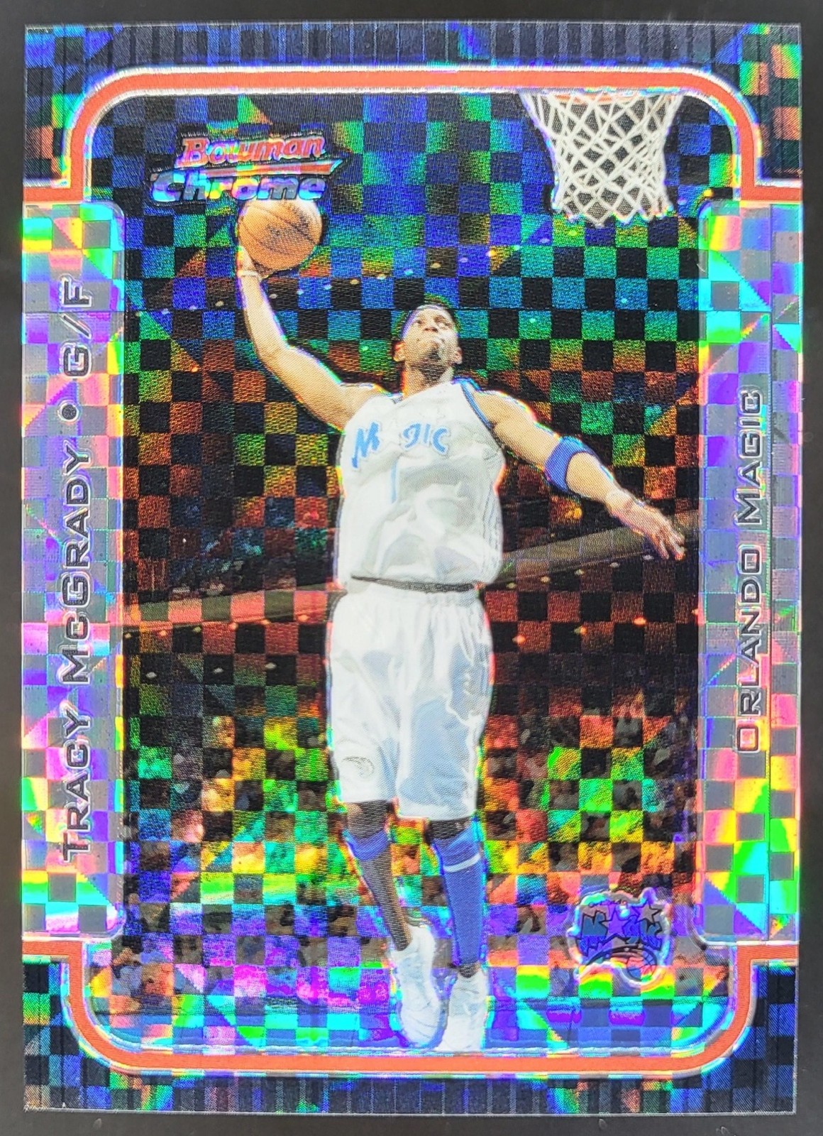 2003-04 Bowman Rookies & Stars Tracy McGrady Chrome X fractors /150 Magic JV2