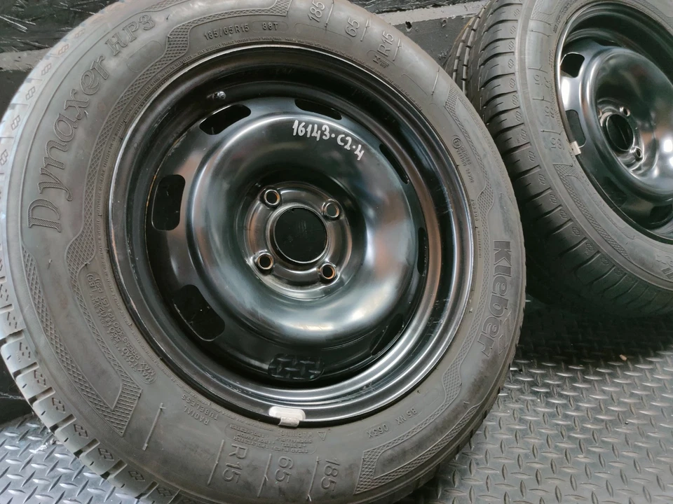 Citroen C3 DS3 Peugeot 207 208 2008 301 Felgen Sommerreifen 185/65 R15 88T 6,5mm - Bild 2 von 4