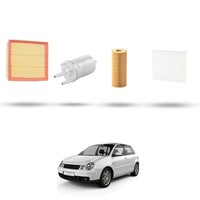 Hoffcar Wartungsset - 4 Filter FüR VW Polo IV (9N) 1.2 12V 51KW Von 2007 Bis 20