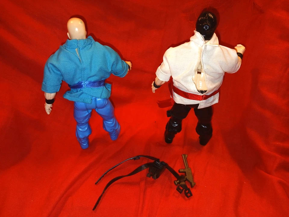1985 SELECT TOYS NINJA ASSASSIN NINJA DEFENDER ROTUND SAN & MENTOR LOT VTG - Image 3 of 4