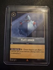 Plate Armor - Rare - Disney Lorcana TCG Shimmering Skies #201/204