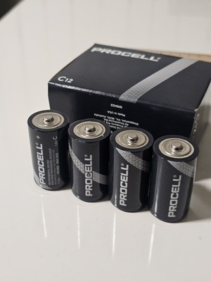 PROCELL C LR14 Alkaline Batteries 1.5V - Professional Equipment 12-Pack