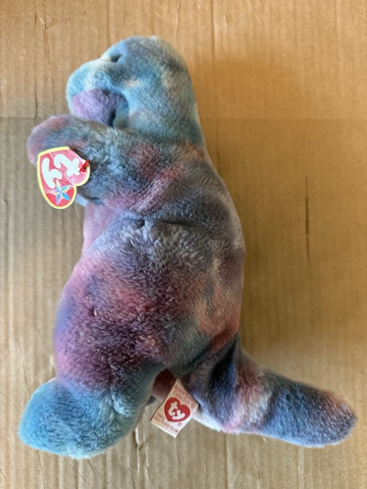 TY Dinosaur Buddy Set (3)- Bronty, Steg, & Rex - 1999-2000 Plus Matching Teenies - Image 4 of 4