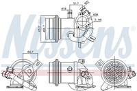 Nissens 989424 KüHler, AbgasrüCkfüHrung For Audi Seat Skoda VW