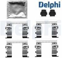 Delphi LX0847 ZubehöRsatz FüR Scheibenbremsbelag ZubehöRsatz Bremsbelag