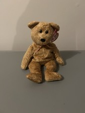 Ty Beanie Baby - CASHEW the Bear (8.5 Inch) NEW MWMTs Plush Stuffed Animal Toy