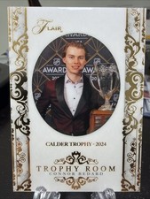 2025-26 UPPER DECK FLAIR TROPHY ROOM CONNOR BEDARD #TR-14
