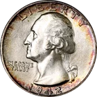 1942-P Washington Quarter