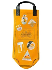 Veuve Clicquot Insulated Champagne Bag Tote Orange 13.5x6.5” Magnetic