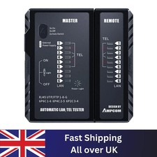 Network CABLE Tester RJ45 Ethernet Test Tool Cat5 Cat5e Cat6 Cat7 RJ11 RJ12 UK