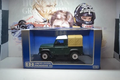 Universal Hobbies Land Rover Defender 90 Pick-Up 1:18 Voiture Modèle 3845 - Photo 1/4