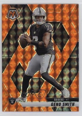 2025 Panini Mosaic Orange Mosaic Prizm /199 Geno Smith #101 1h1