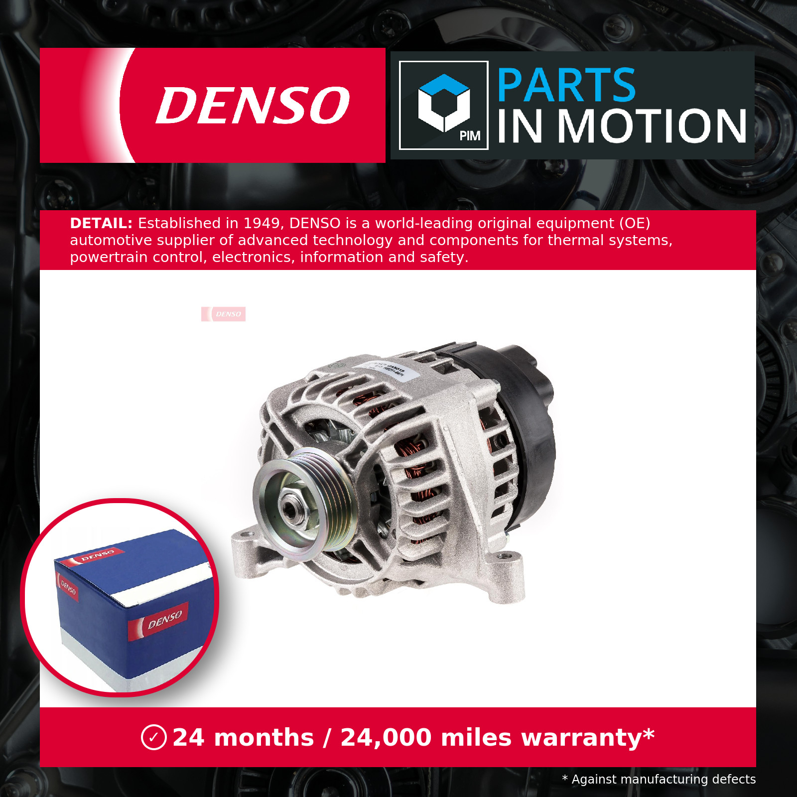DENSO Alternator DAN519 | BRAND NEW - NOT REMANUFACTURED - NO SURCHARGE - Image 31
