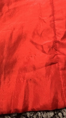 IB DIFFUSION Vintage Women Silk Open Jacket Red Black Small Classic Elegant - Picture 16 of 20