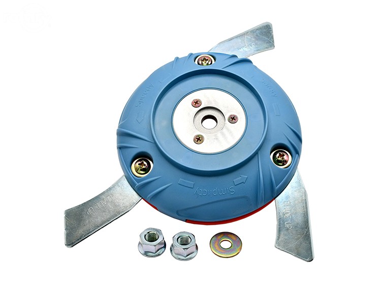 Universal Trimmer Head w/ Steel Blades for Stihl, Echo, Husqvarna