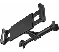 LOGIK LCARBS25 Car Headrest Tablet Holder | Universal 6.7-12.9" Mount