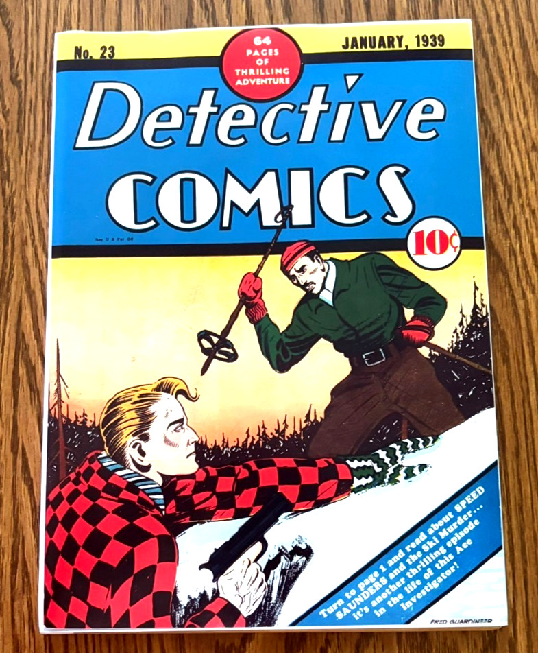 DETECTIVE COMICS  #23 1939  DC SCARCE PRE-BATMAN FLESSEL CVR   SHUSTER ART