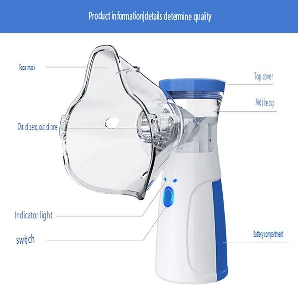 Portable Nebulizer for Adults and Kids Quiet Nebulizer NEW SEALED*