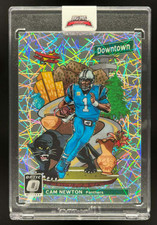 2018 PANINI DONRUSS OPTIC CAM NEWTON DOWNTOWN SSP CASE HIT #DT-9 PANTHERS