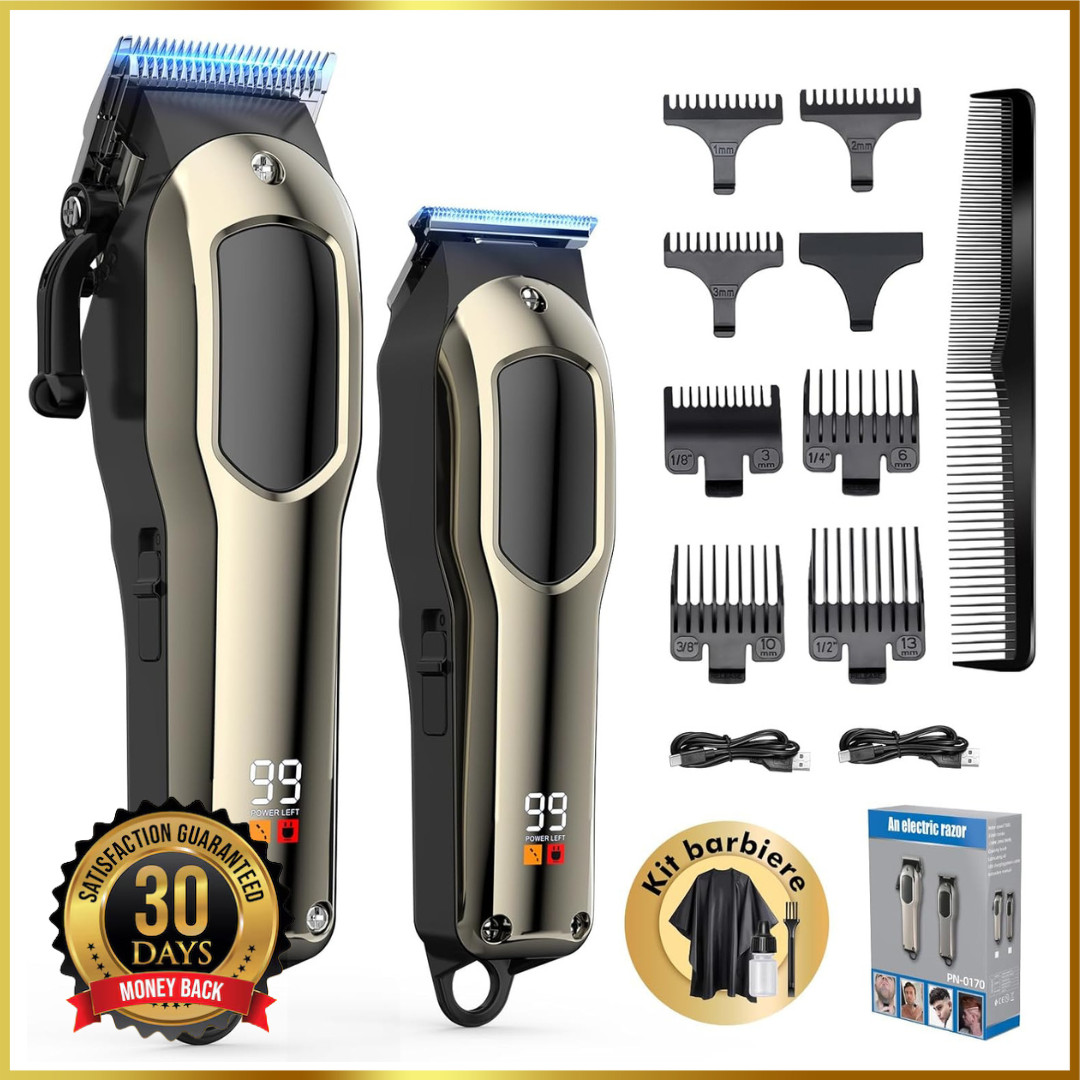 Macchinetta Capelli Professionale: Kit Tagliabarba e Precisione 0mm