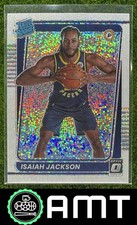 Isaiah Jackson RC 2021-22 Panini Donruss Optic White Sparkle Prizm Pacers