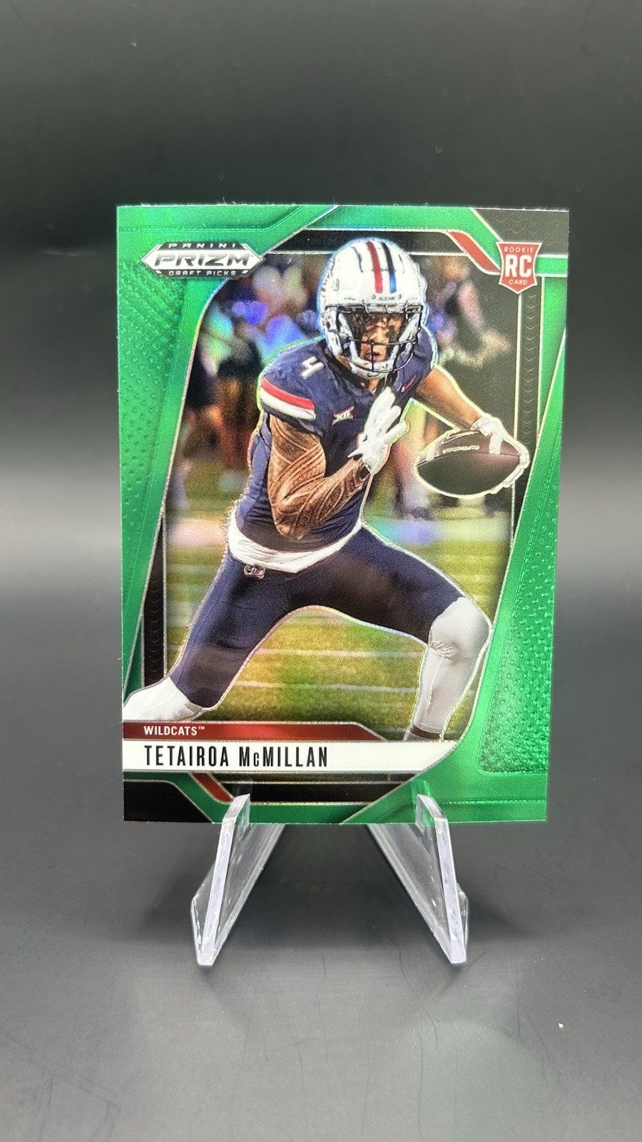 2025 Panini Prizm Draft Picks - Tetairoa McMillan #8 Green Prizm (RC)