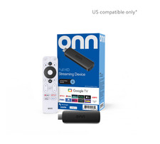 onn Full HD Streaming Device, Google TV - Fast Streaming, 8GB Storage, 1.5GB RAM