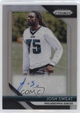 2018 Panini Prizm Rookie Auto Josh Sweat #RA-JS Auto 7pk