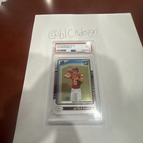 Jayden Daniels Rookie Optic PSA 9